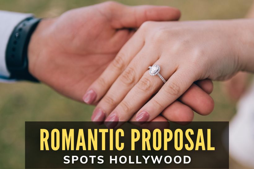 Romantic Proposal Spots Hollywood - Proposal ring close up