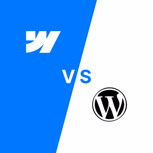 Vergleich von Webflow vs WordPress 2025