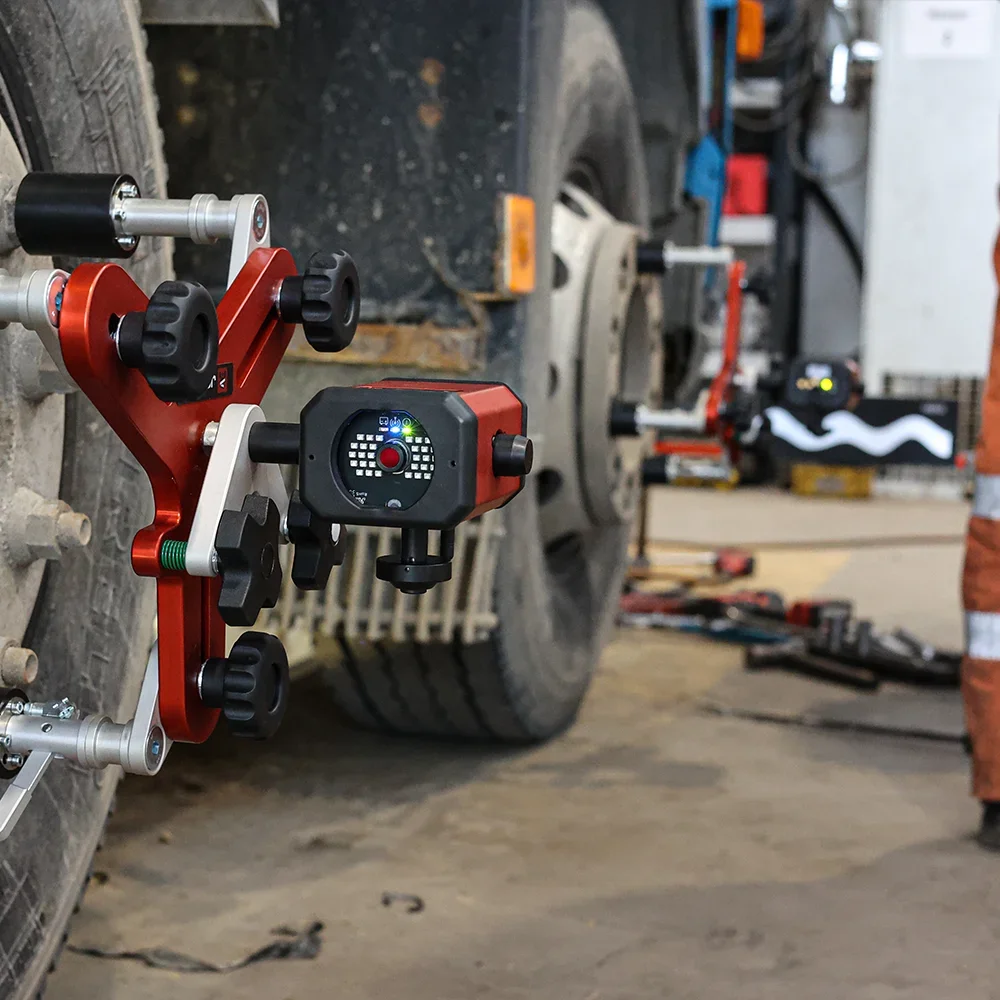 8×4 Twinsteer Wheel Alignment Measurement Report