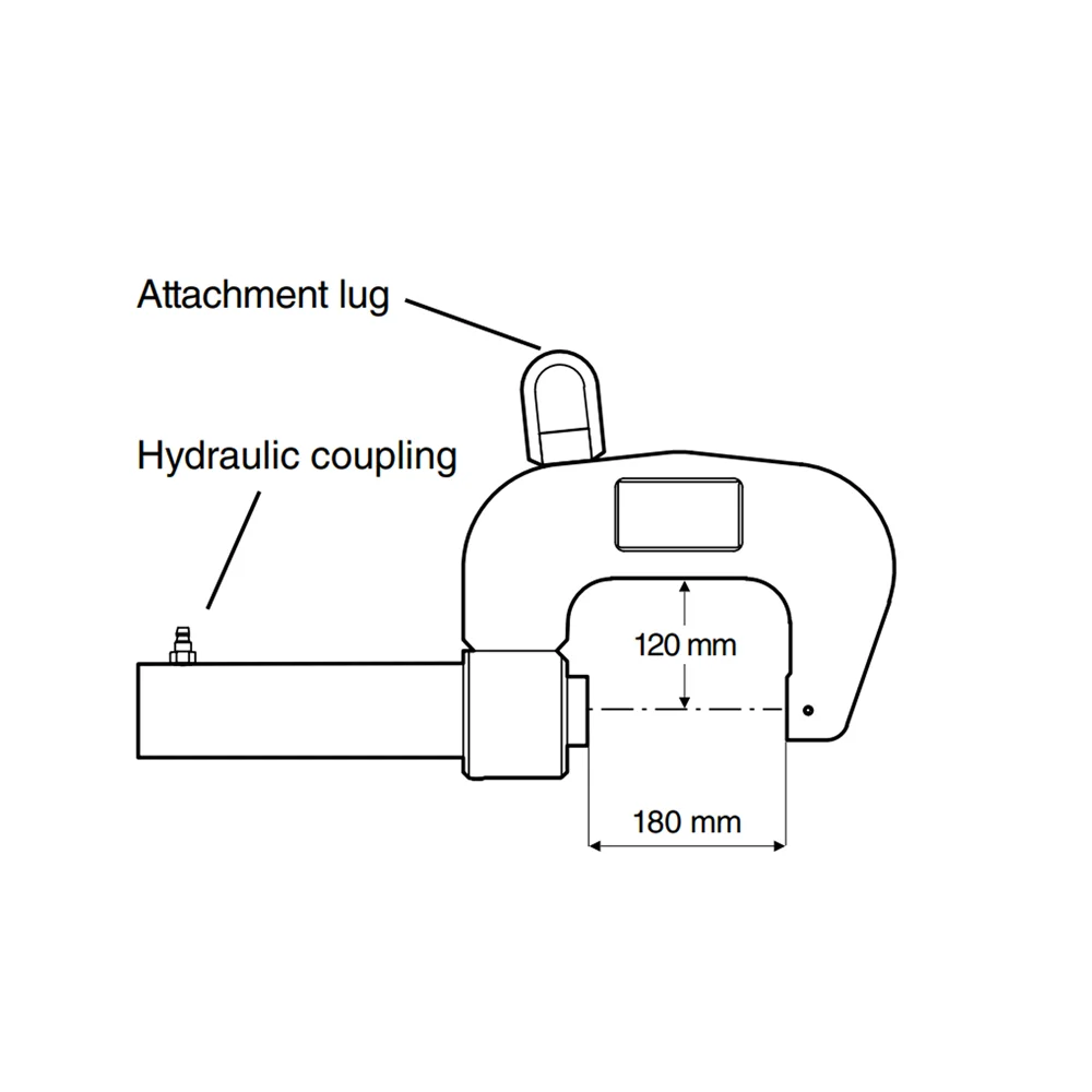 Josam 20 ton C-Clamp Set