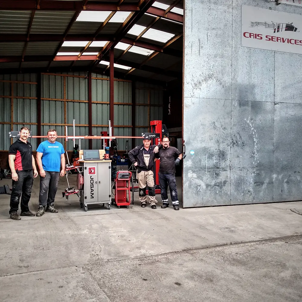 Cement transporter saves on tyres and time with AES workshop solutions