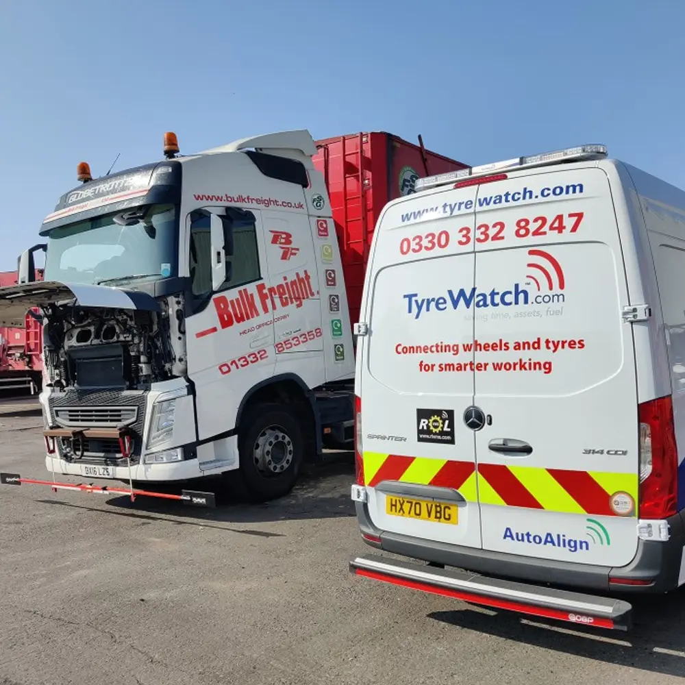 Tyre wear specialist tackles mis-aligned HGVs with sustainable Josam solution