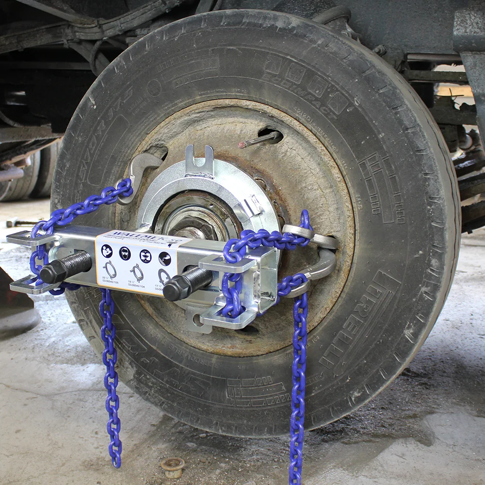 Wallmek Wheel Puller for Heavy Duty Trucks, Buses and Trailers
