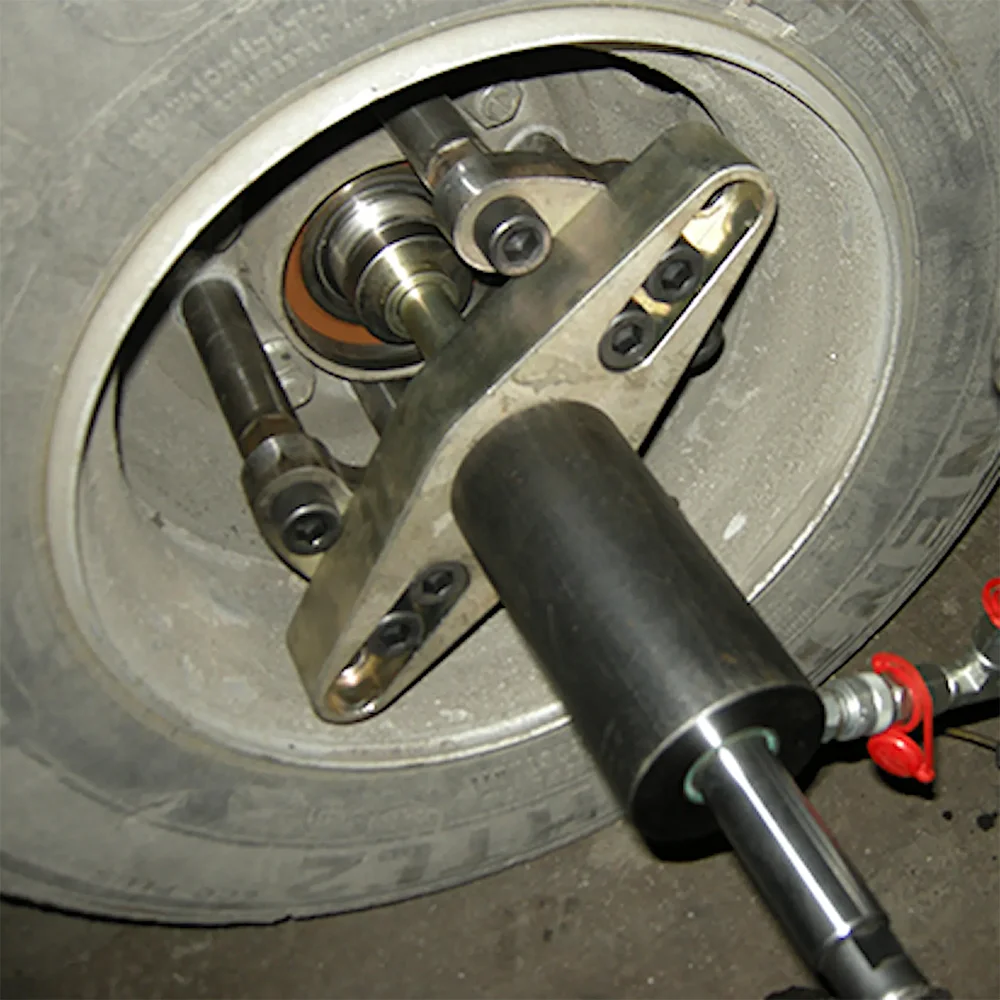 Wallmek Hub Puller Extension Set for 17.5" Rims, Low Loader Trailers with 10/225 Hubs