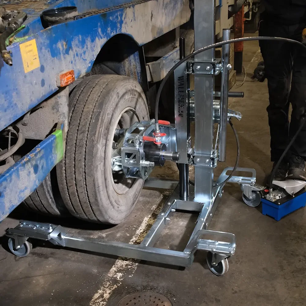 Wallmek Hub Puller for 8/275-Bolt & 10/335-Bolt Trucks, Buses and Trailers – 70 Ton