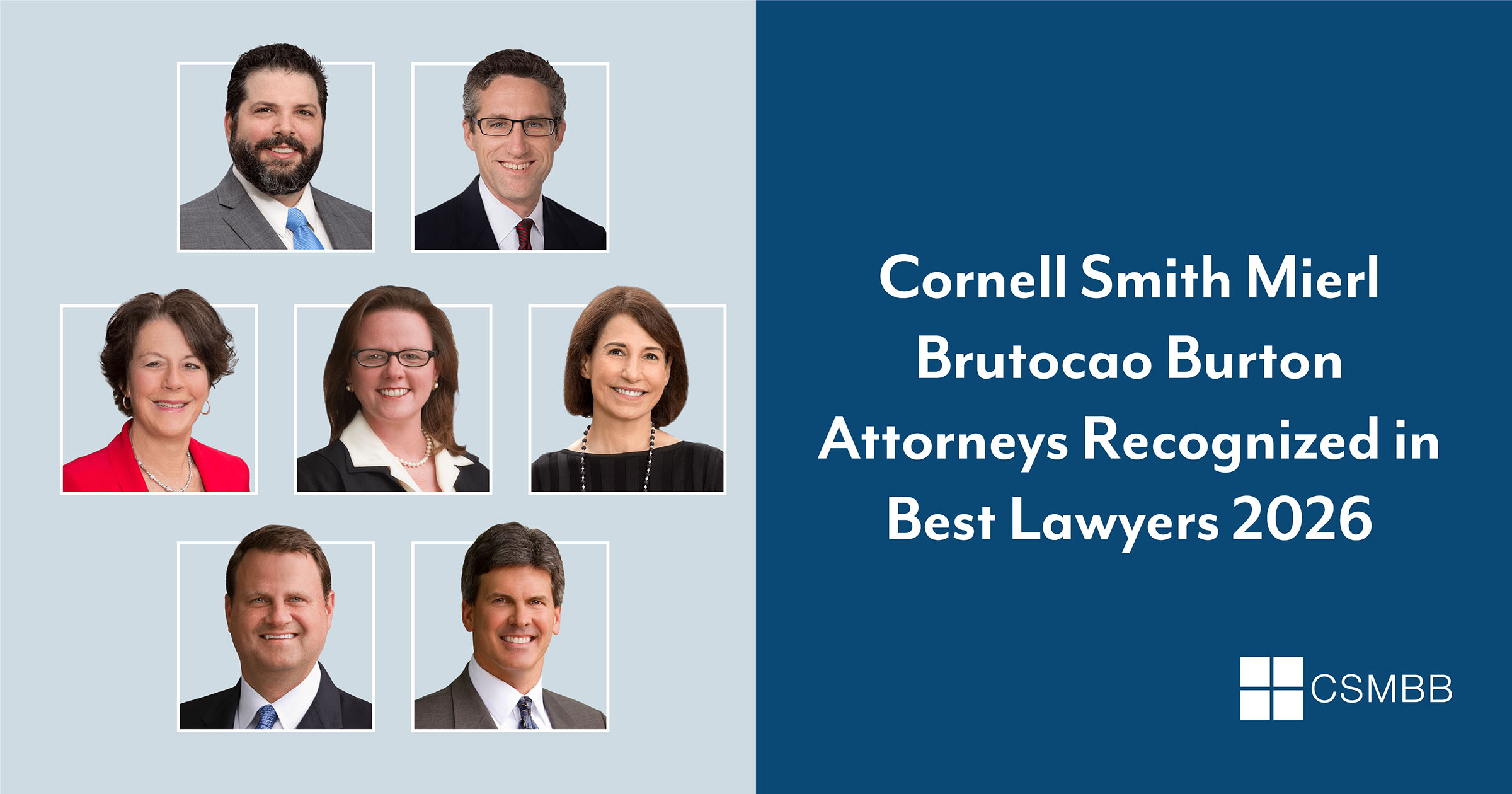 Cornell Smith Mierl Brutocao Burton Attorneys Recognized in Best Lawyers 2026