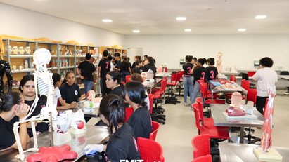 Colégio João XXI visita a FMIT para visita-guiada