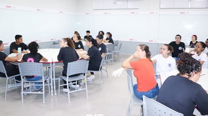 Colégio João XXI visita a FMIT para visita-guiada