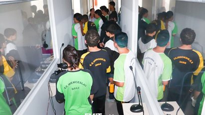 Escola Cívico-Militar de Itajubá realiza visita guiada no campus da FMIT | Afya