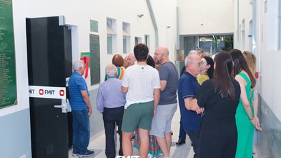 Turma I visita a FMIT após 50 Anos de formatura
