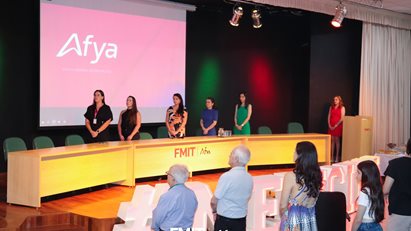 Turma I visita a FMIT após 50 Anos de formatura