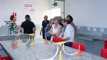 Turma I visita a FMIT após 50 Anos de formatura