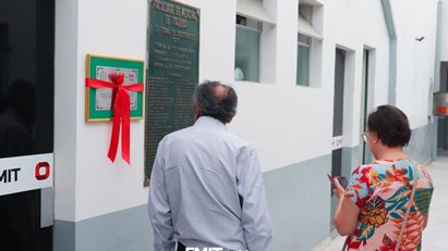 Turma I visita a FMIT após 50 Anos de formatura