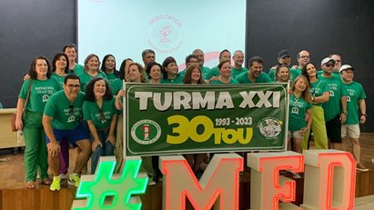 Turma XXI visita a FMIT após 30 Anos de formatura