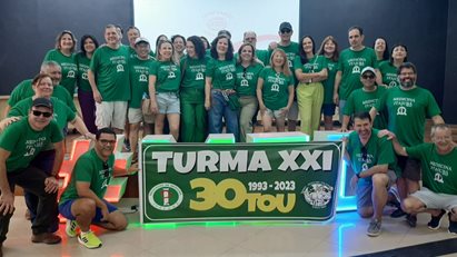 Turma XXI visita a FMIT após 30 Anos de formatura