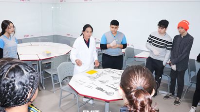 Colégio Genesis realiza visita guiada no campus da FMIT | Afya