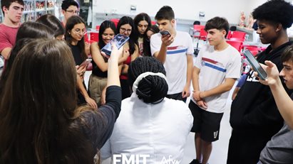 Colégio Laser de São Lourenço/MG visita a Faculdade de Medicina de Itajubá