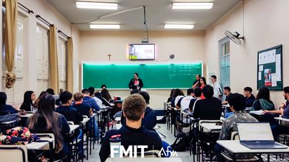 FMIT | Afya visita o Colégio Sagrado Coração de Jesus