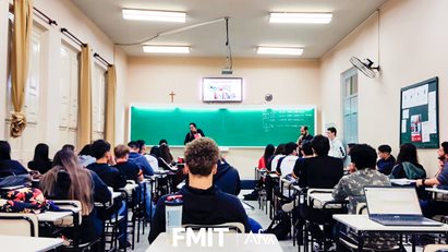 FMIT | Afya visita o Colégio Sagrado Coração de Jesus