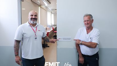 FMIT | Afya realiza inauguração da placa 'José Aparecido Barbosa'
