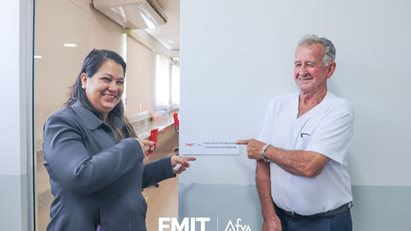 FMIT | Afya realiza inauguração da placa 'José Aparecido Barbosa'