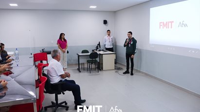 FMIT | Afya realiza inauguração da placa 'José Aparecido Barbosa'