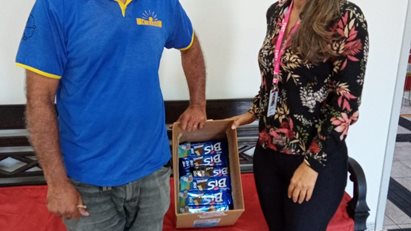 FMIT | Afya realiza entrega de chocolates da campanha Páscoa Solidária