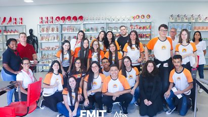 Colégio 1º de junho realiza visita-guiada em nosso campus