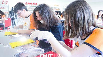 Colégio 1º de junho realiza visita-guiada em nosso campus