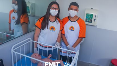Colégio 1º de junho realiza visita-guiada em nosso campus