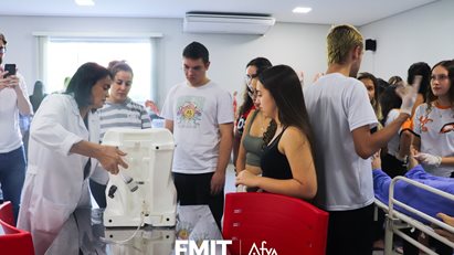 Ensino Médio e Cursinho pré-vestibular do Colégio G9 realiza visita guiada no campus da FMIT