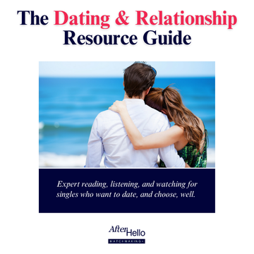 The Art of Flirting guide cover, a free dating guide from After Hello Matchmaking