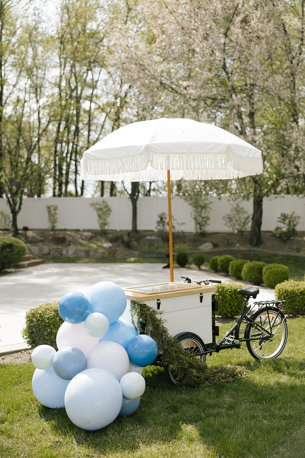 Sweet Treats Trike owner Corissa at a catering event