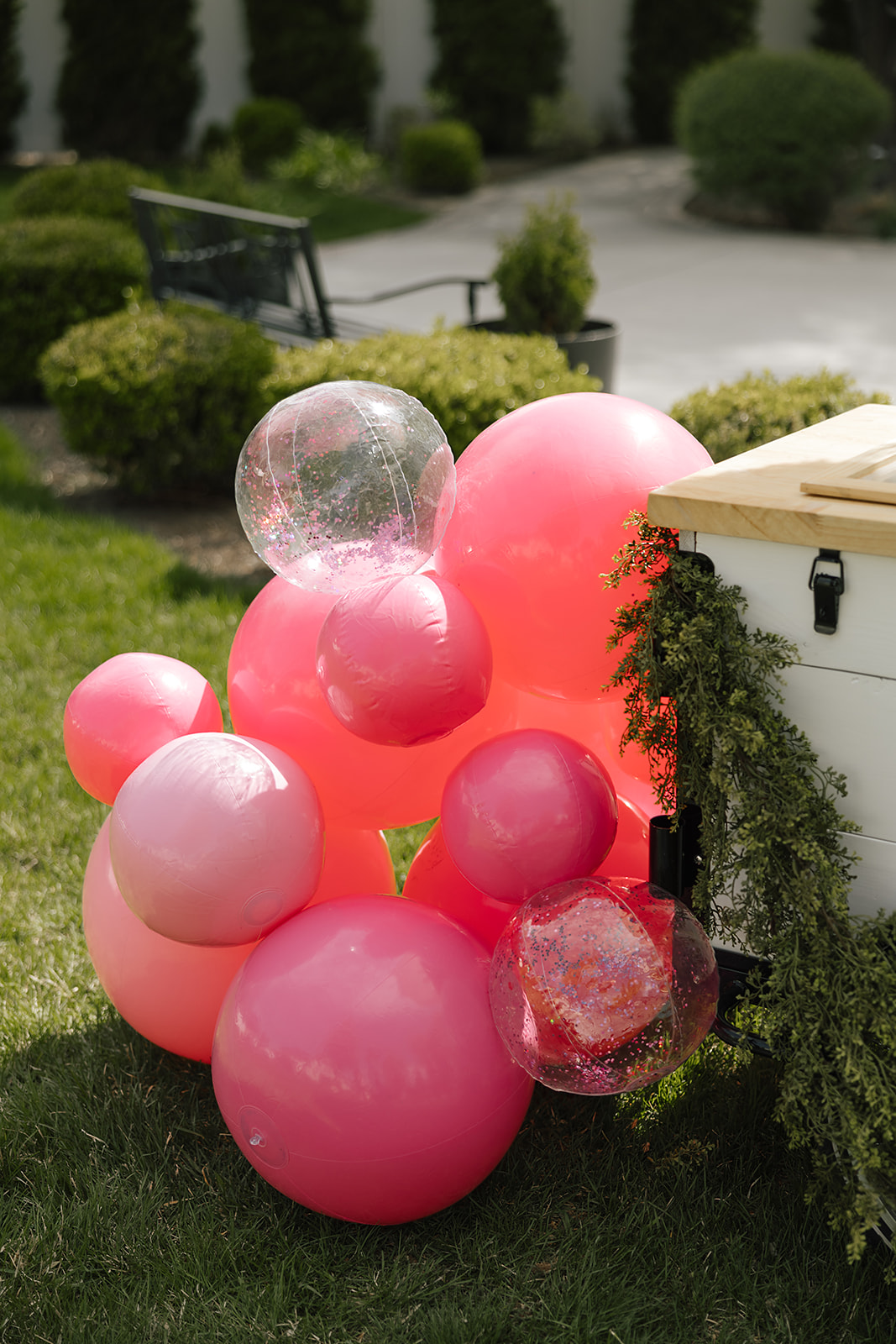 custom balloon option for Sweet Treats Trike dessert catering event