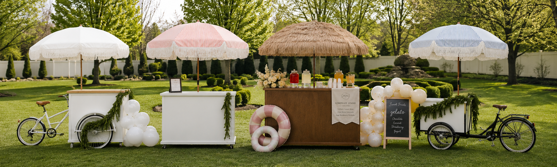 Sweet Treats Trike dessert catering custom trike options