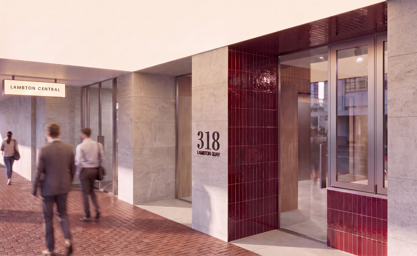 Lambton Central street frontage, artist's impression