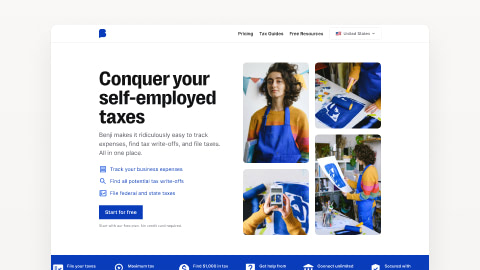 All-in-one tax software for self-employed individuals