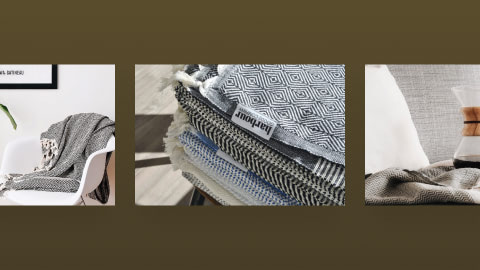 Turkish towels and blankets made from 100% hand-loomed cotton