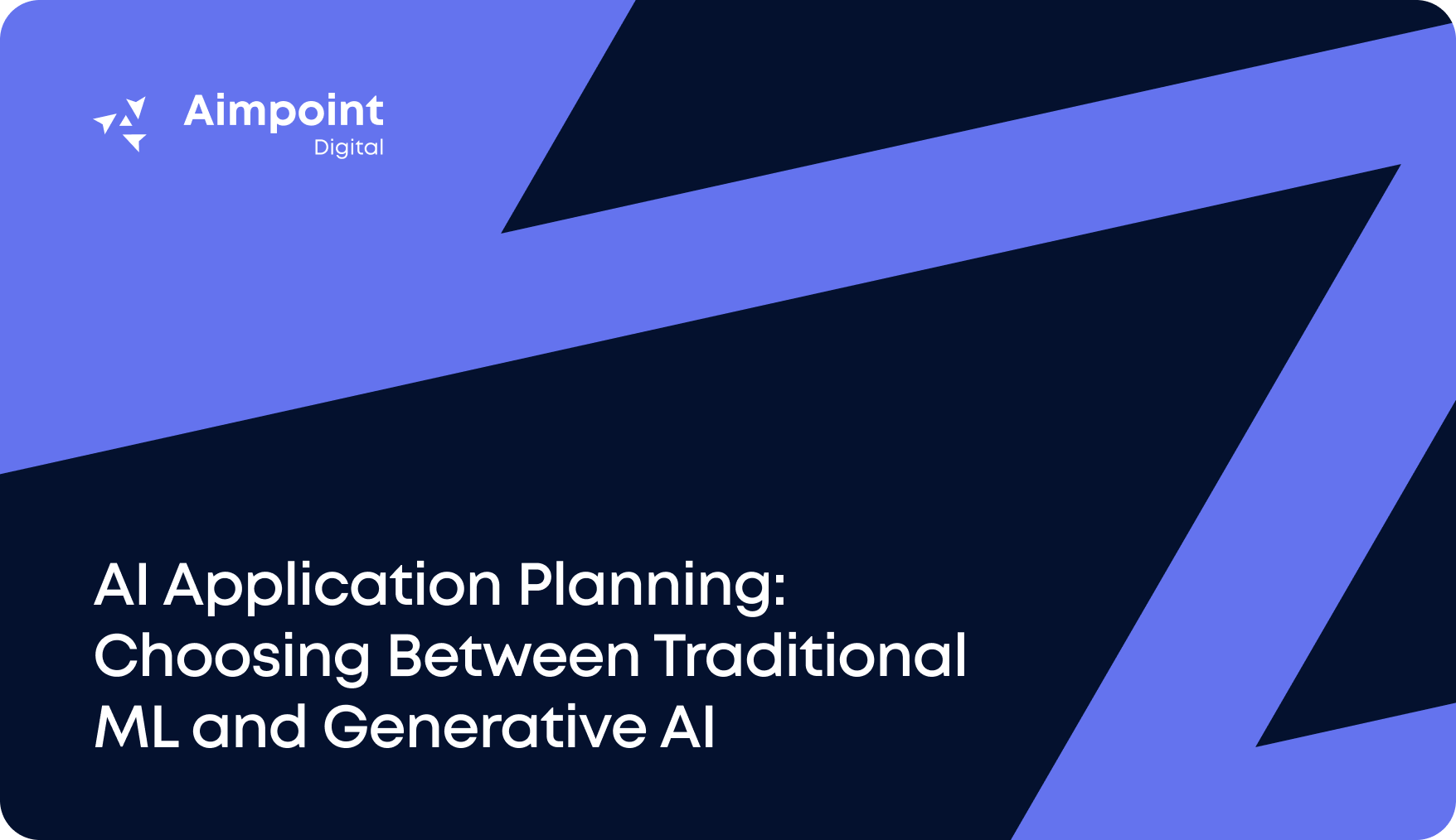 AI Application Planning: Choosing Between Traditional ML and Generative AI 