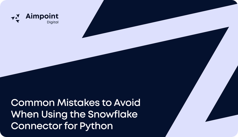 Common Mistakes to Avoid When Using the Snowflake Connector for Python