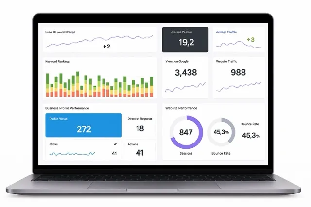 Dashboard mockup