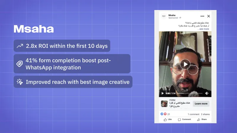 Stop Rent Properties Facebook and Instagram ad creative example