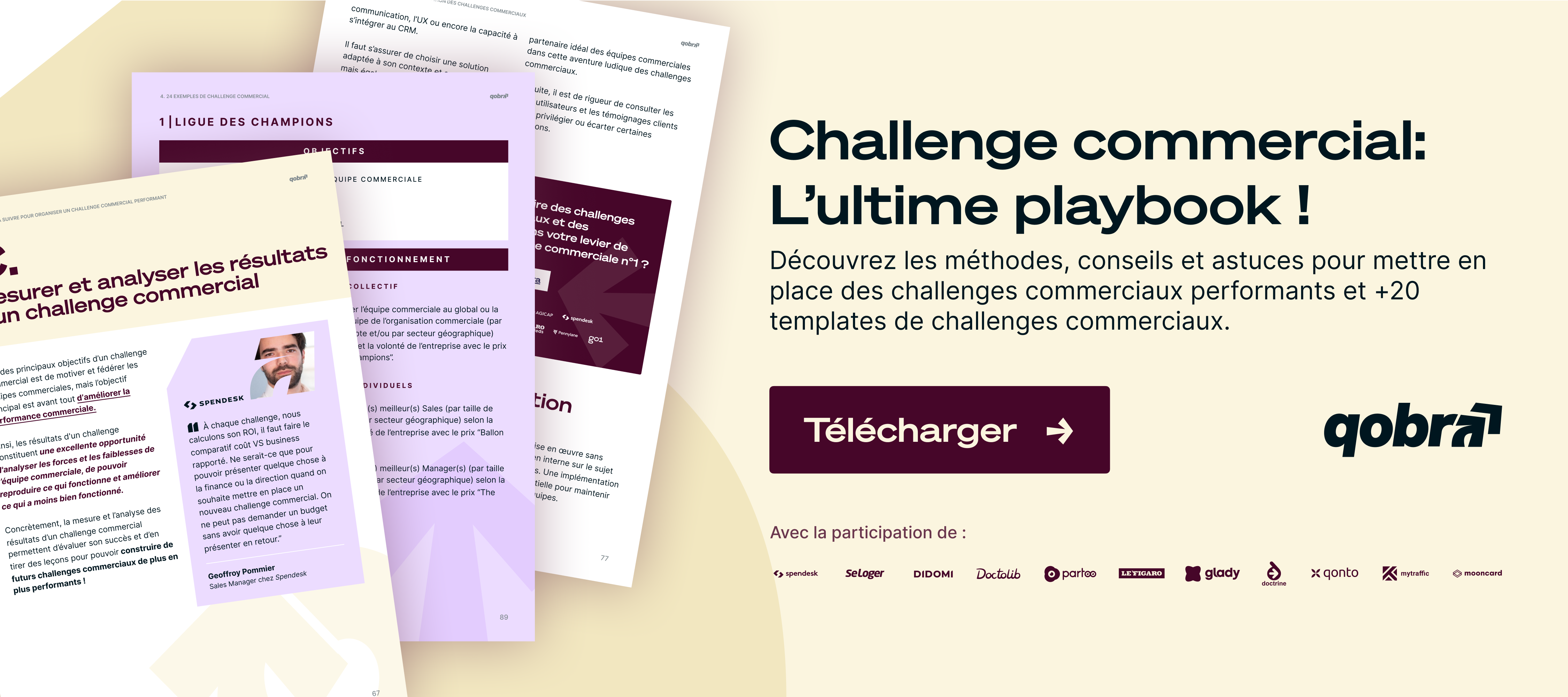 Challenge commercial : Playbook
