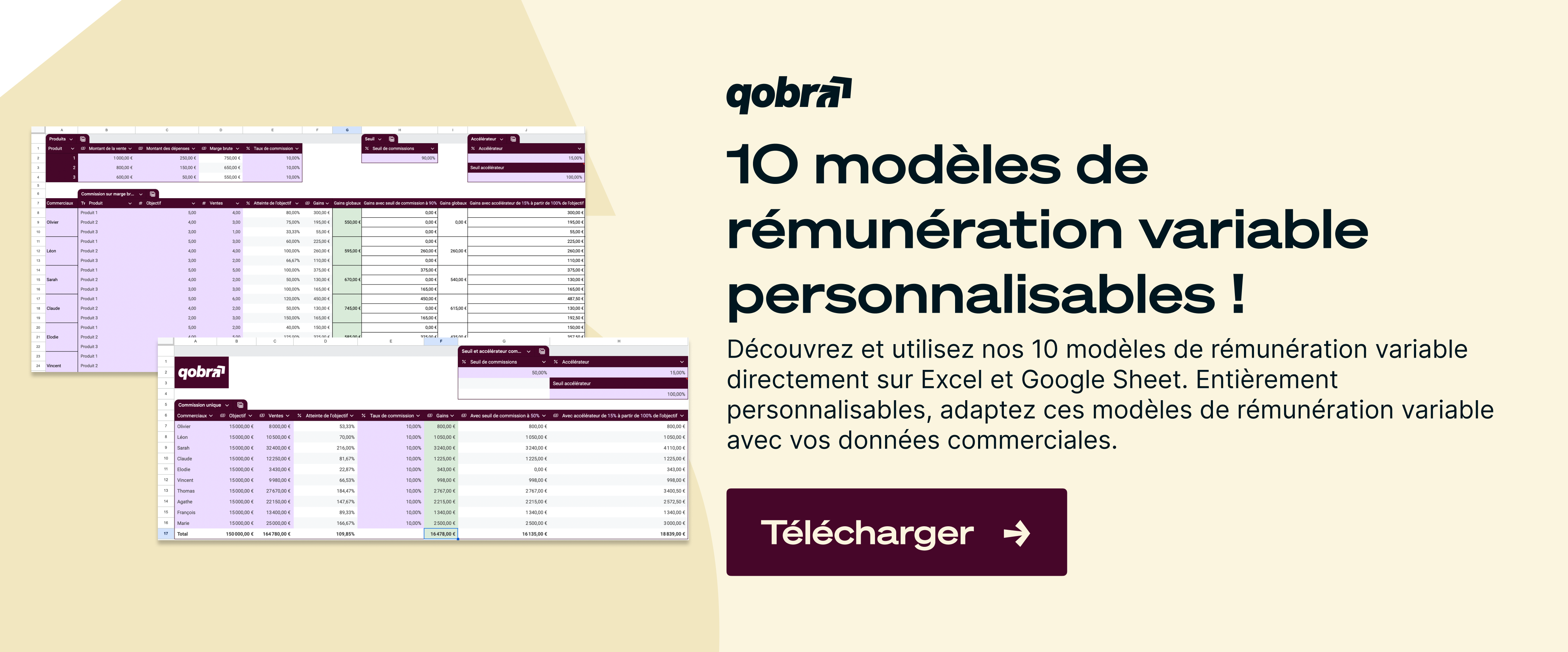 Modèles de rémunération variable