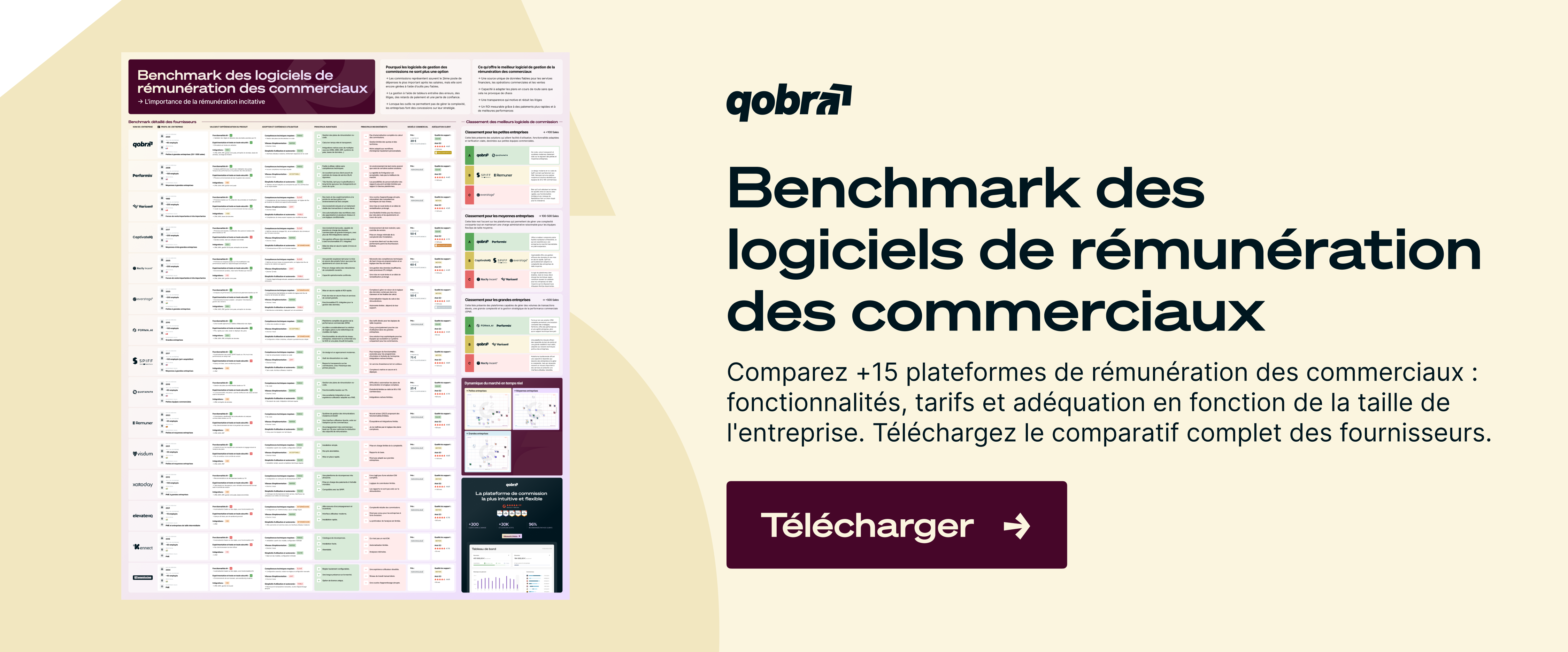 Benchmark logiciels commission