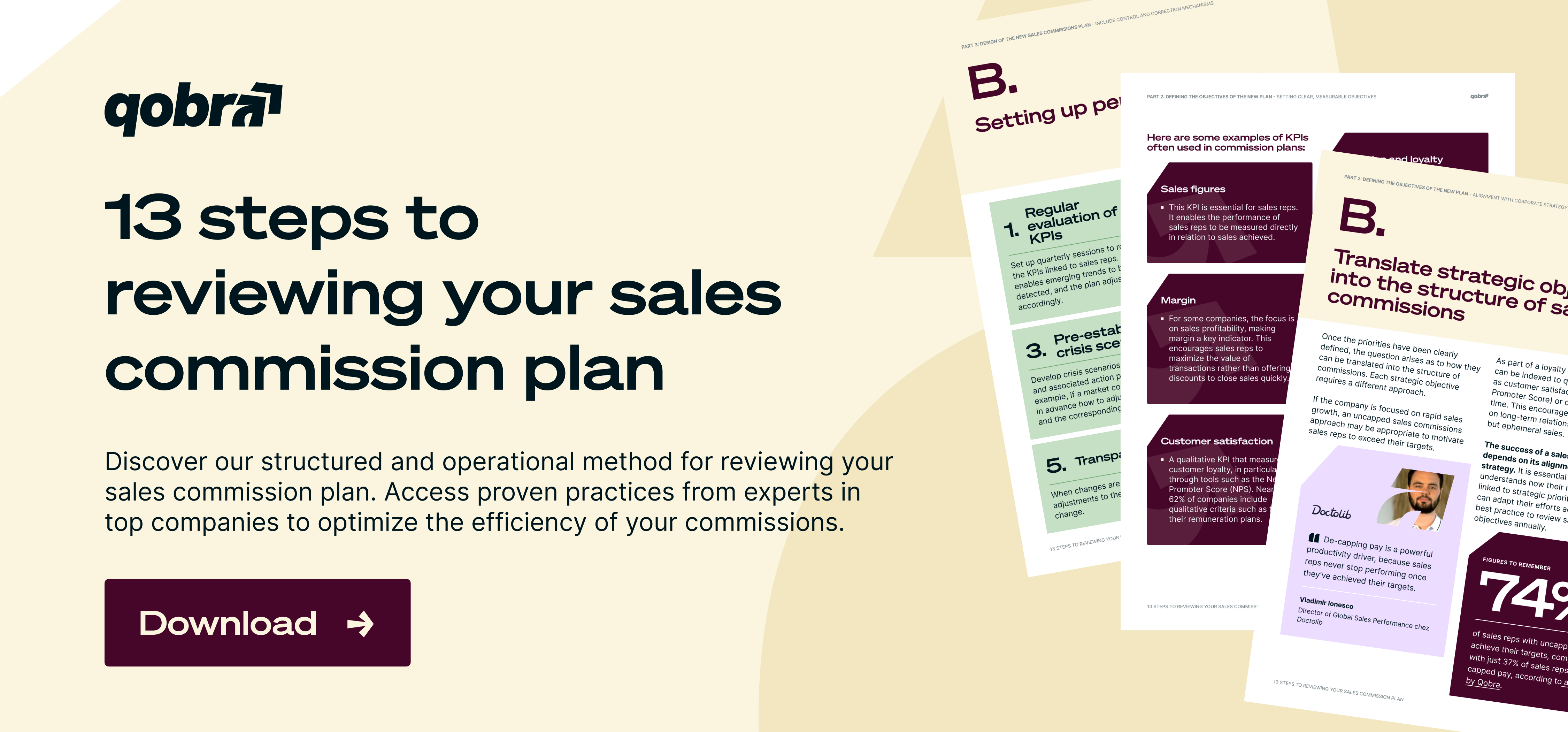 Steps to review sales commission plan