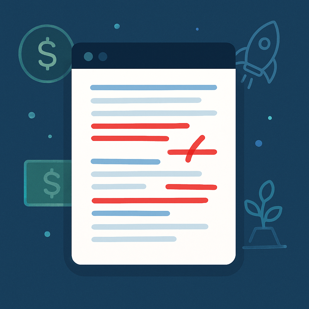 How do startups redline past agreements affordably?