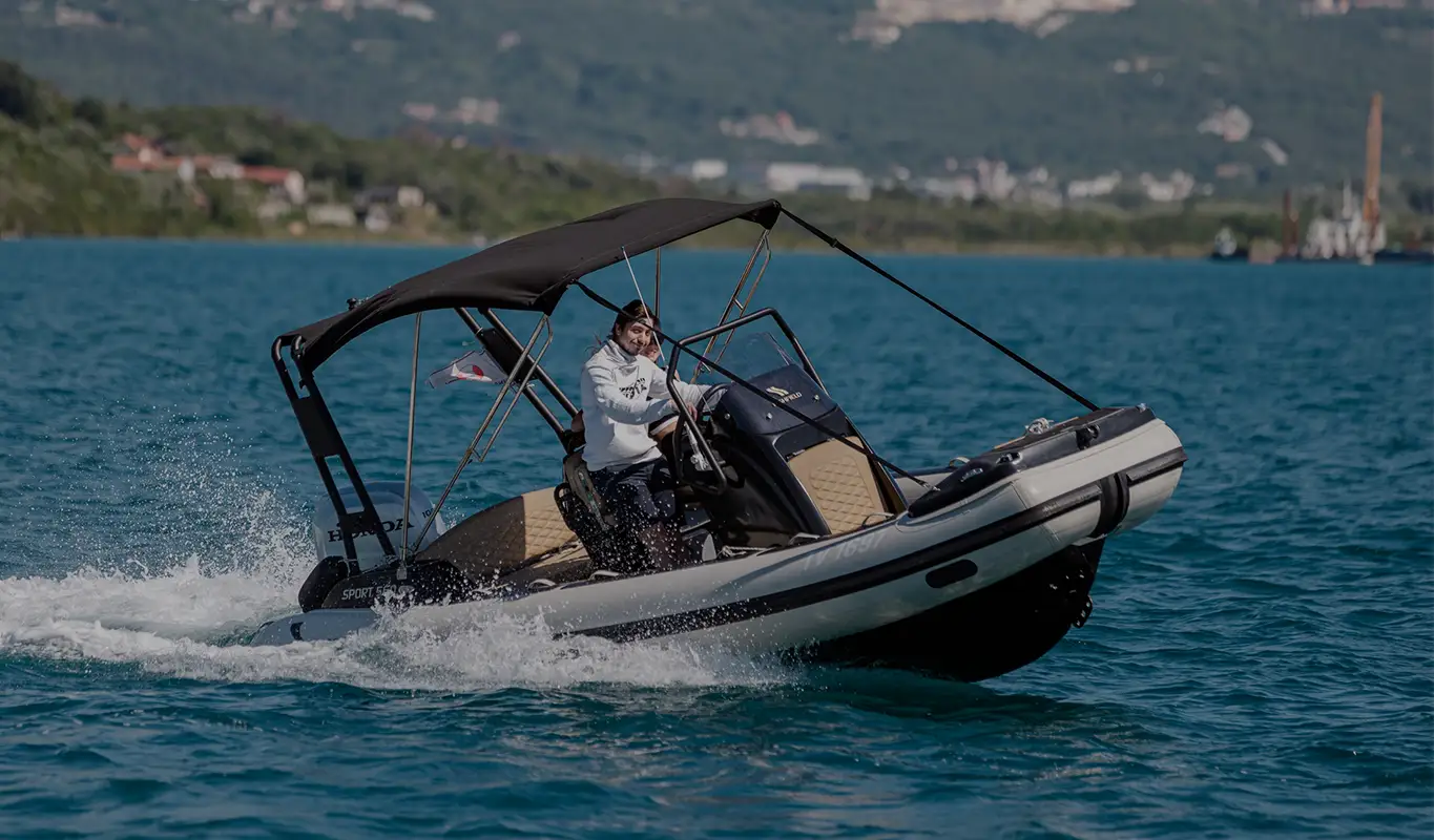 Una Montenegro Boat on a water