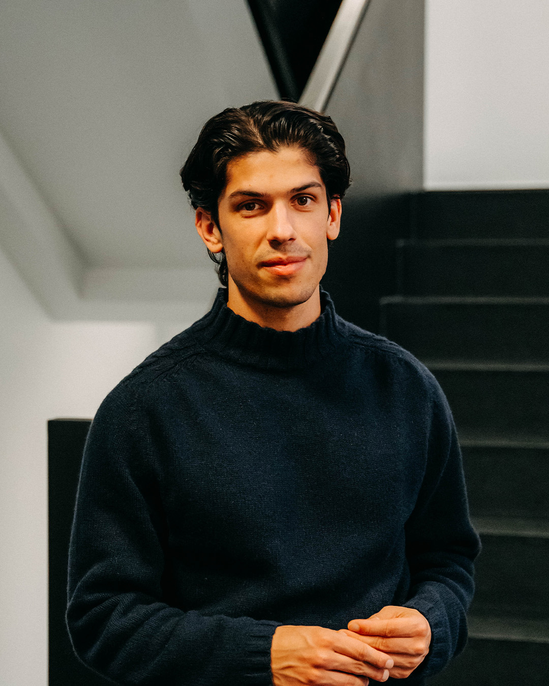 a person in an office