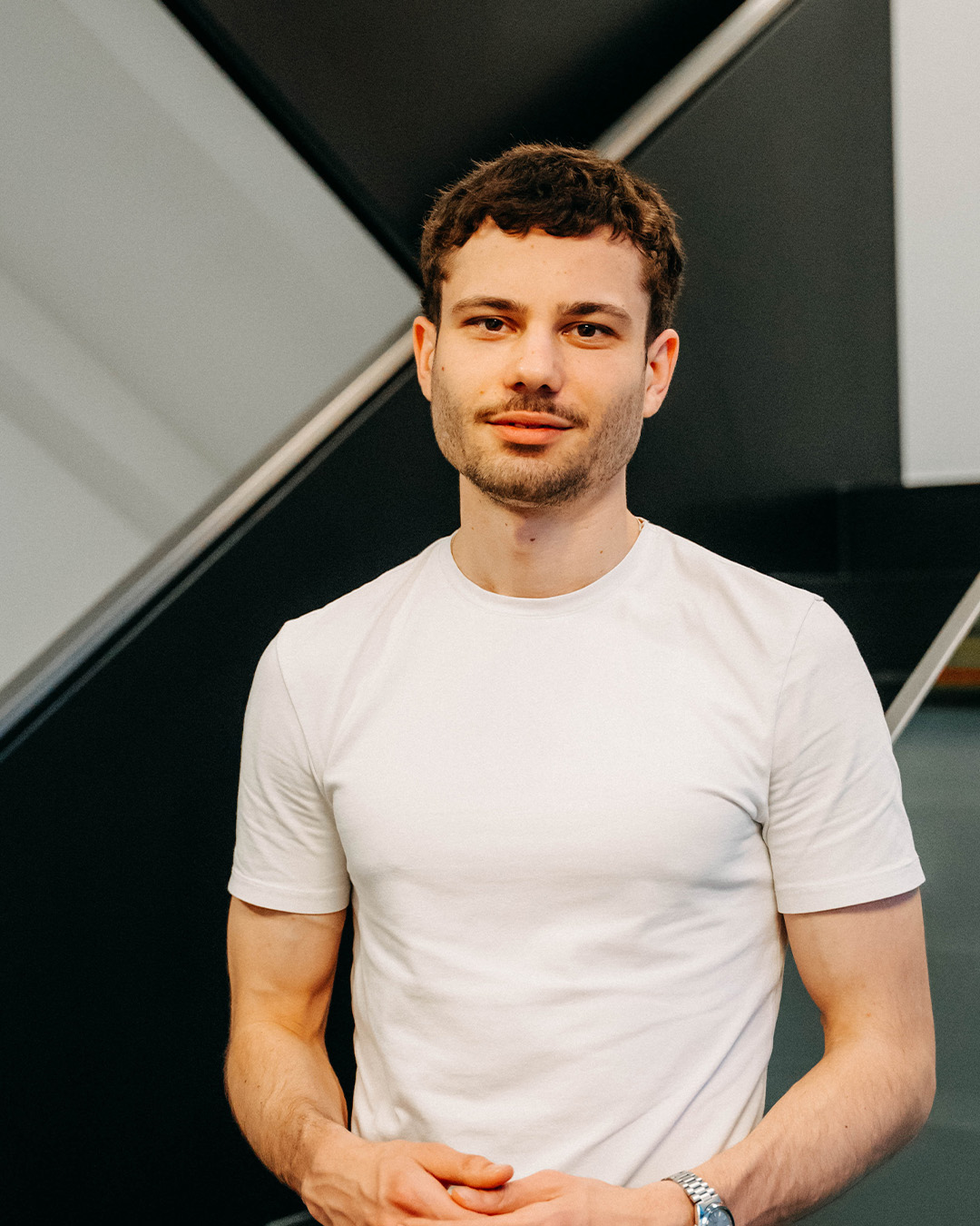 a person in an office